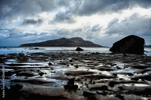 sunset on the beach scotland landscapes