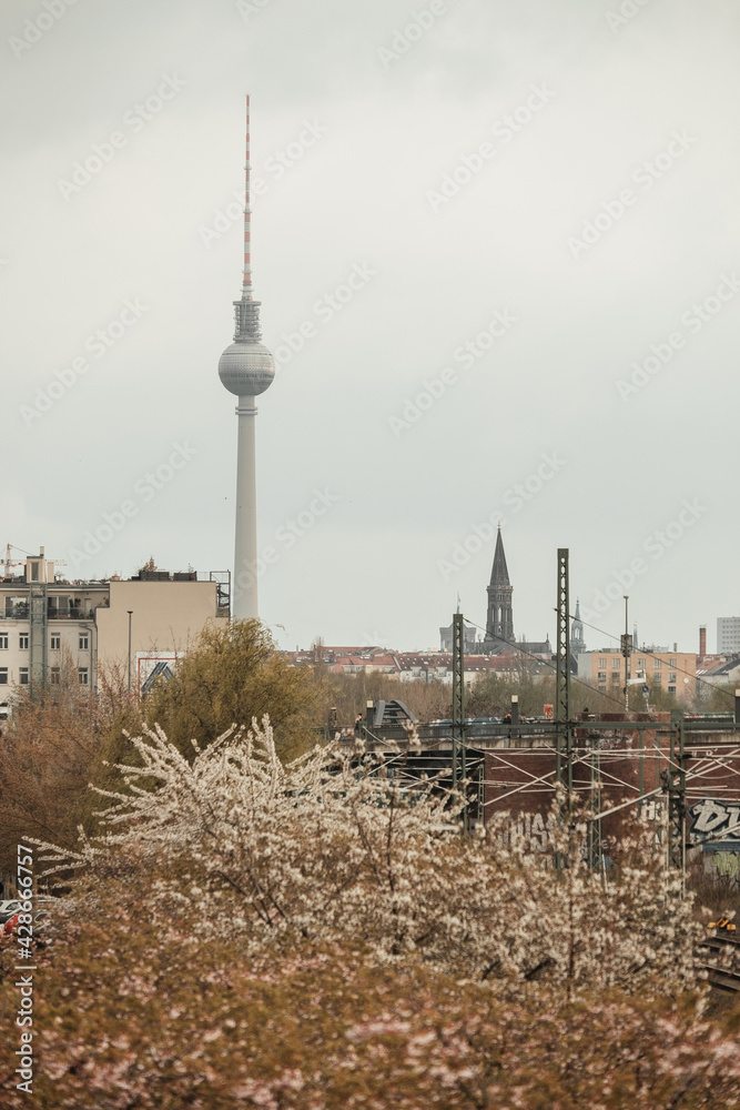 Obraz premium View on the TV Tower of Berlin.