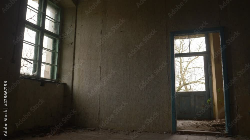 interior of an abandoned house in Poland interior of an abandoned house in Poland