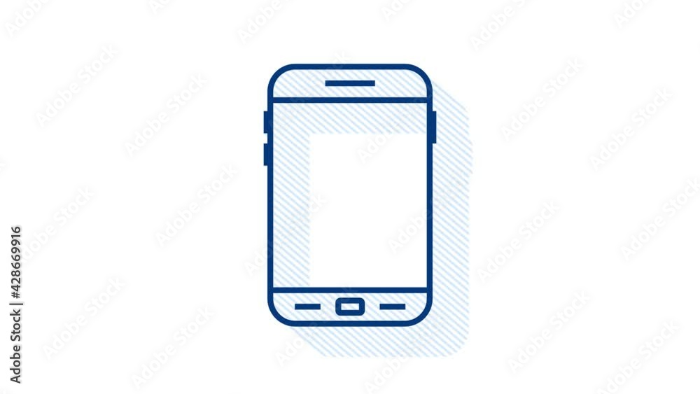 Technology icon on white background. Information technology. Digital communication. Device icon. Global network connection. Motion graphics. Technology icon on white background. Information technology. Digital communication. Device icon. Global network connection. Motion graphics.