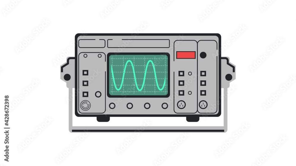 animation device oscilloscope 10 seconds. motion 2d animation device oscilloscope 10 seconds. motion 2d