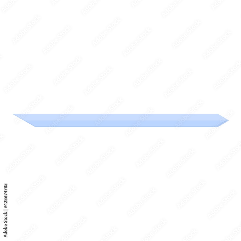 Nail knife icon. Cartoon of Nail knife vector icon for web design isolated on white background Nail knife icon. Cartoon of Nail knife vector icon for web design isolated on white background