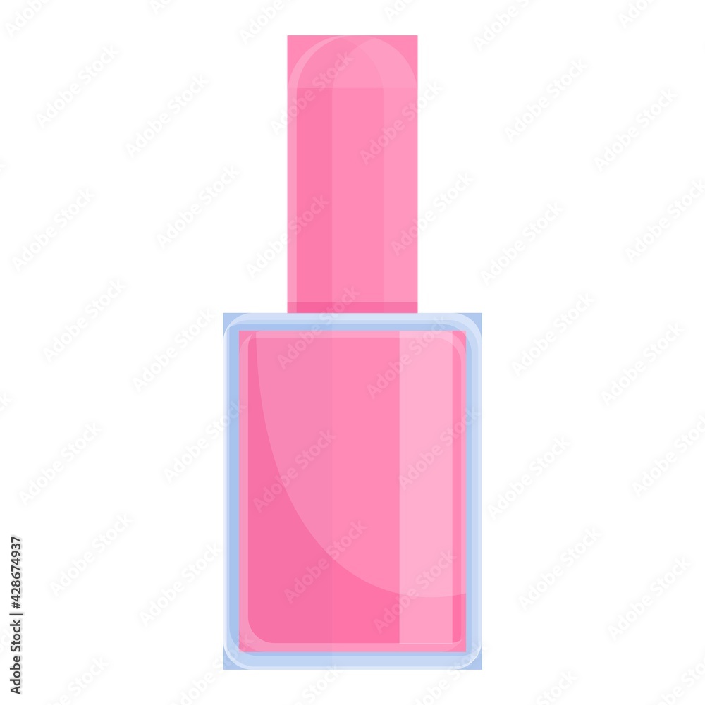 Nail fashion polish icon. Cartoon of Nail fashion polish vector icon for web design isolated on white background Nail fashion polish icon. Cartoon of Nail fashion polish vector icon for web design isolated on white background