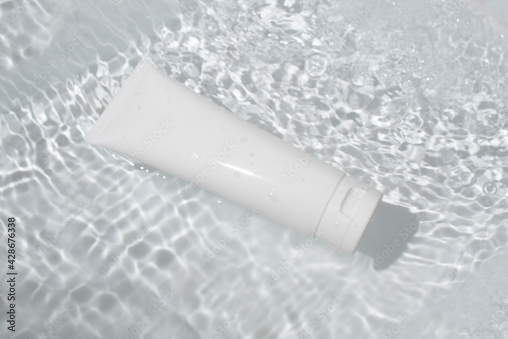 mockup of beauty fashion cosmetic makeup bottle lotion product with skincare healthcare concept on water pool background mockup of beauty fashion cosmetic makeup bottle lotion product with skincare healthcare concept on water pool background