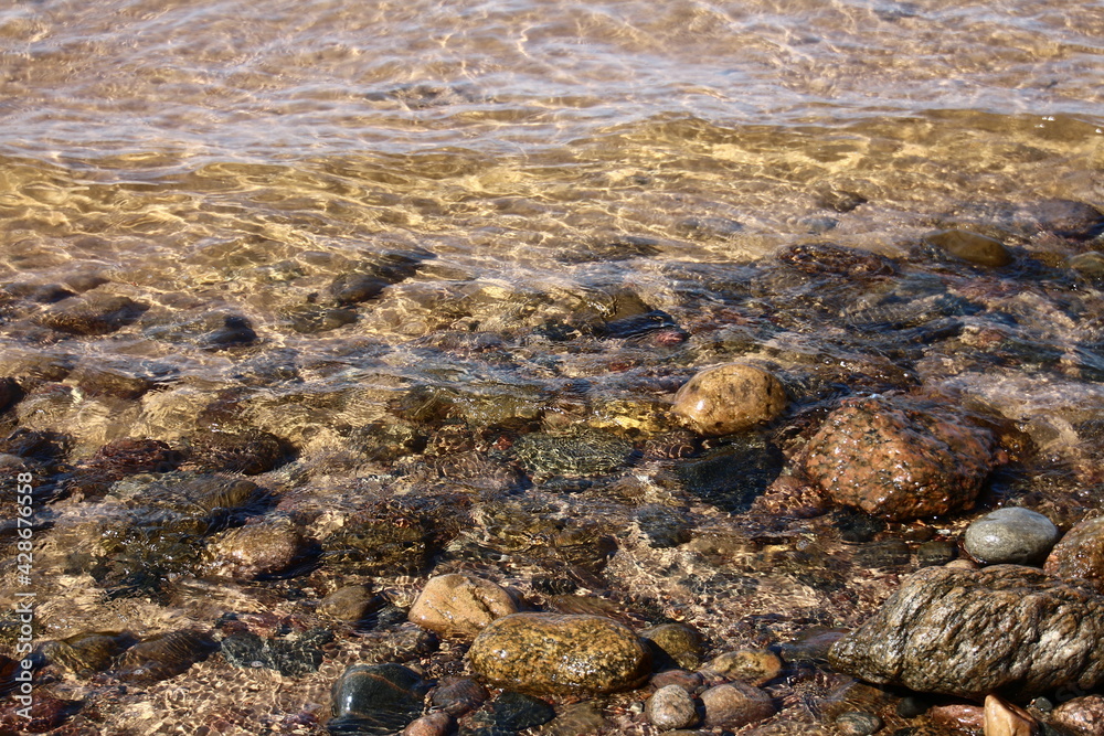 stones in water