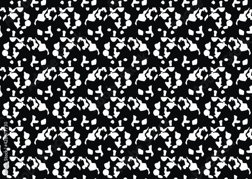 Vector texture background, seamless pattern. Hand drawn, black, white colors.