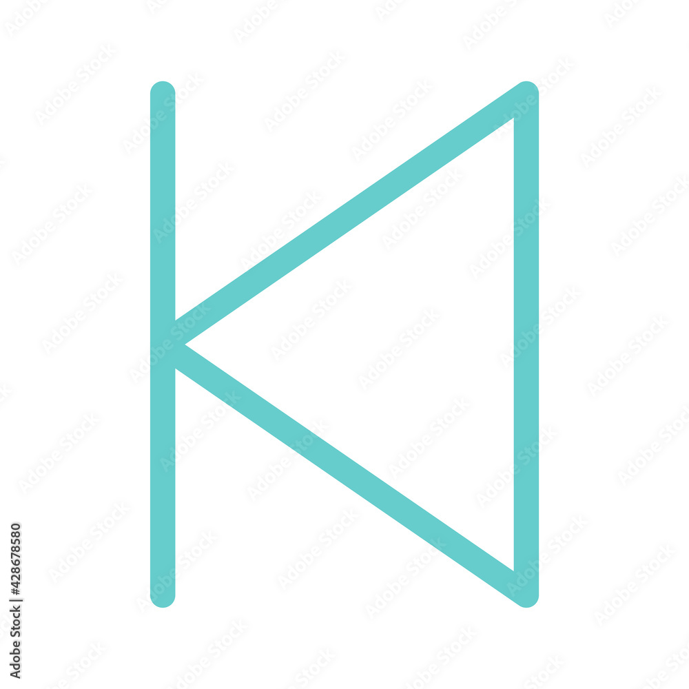 Back icon illustration design Back icon illustration design