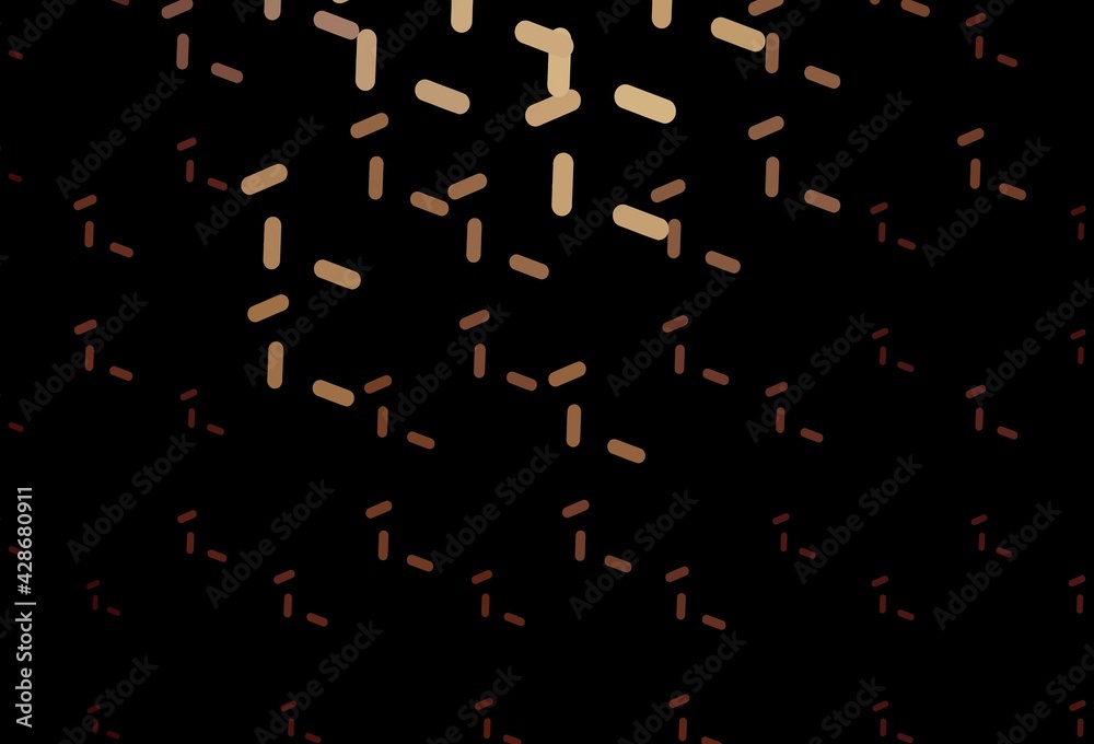 Dark Red, Yellow vector background with stright stripes. Dark Red, Yellow vector background with stright stripes.