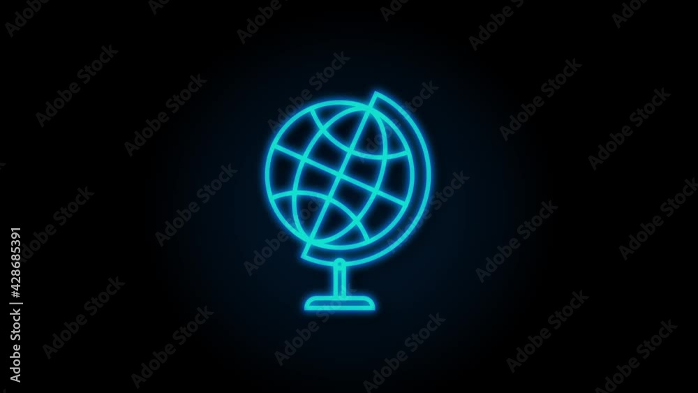 Navigation and Map line icons set. Motion graphics. Navigation and Map line icons set. Motion graphics.