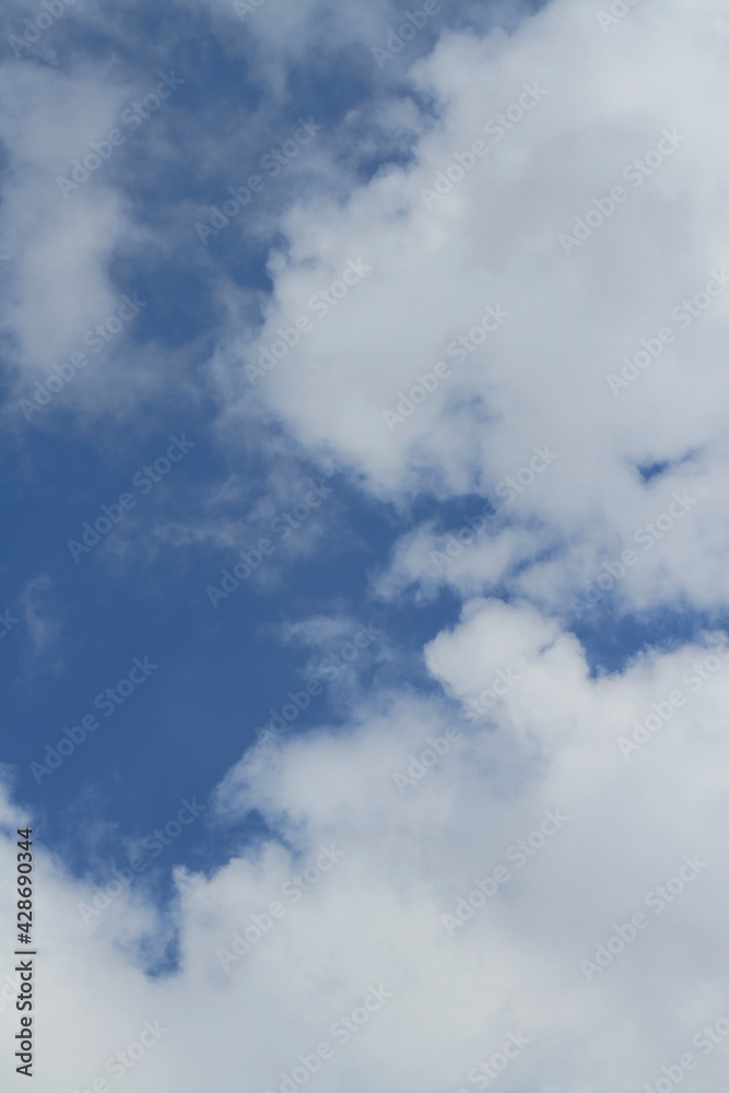 Big white clouds under a huge blue sky Big white clouds under a huge blue sky