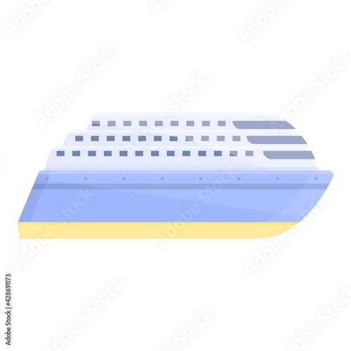 Ferry icon. Cartoon of Ferry vector icon for web design isolated on white background