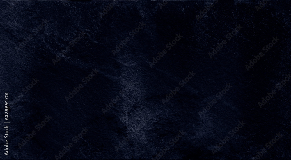 Naklejka premium Beautiful Abstract Grunge Decorative Navy Blue Dark Wall Background Texture