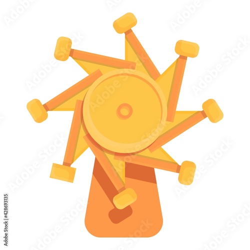 Perpetual motion star icon. Cartoon of Perpetual motion star vector icon for web design isolated on white background