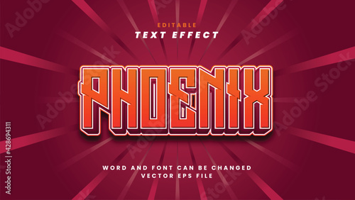 Phoenix text effect