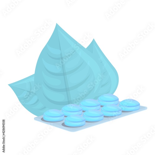 Ice cough drops icon. Cartoon of Ice cough drops vector icon for web design isolated on white background