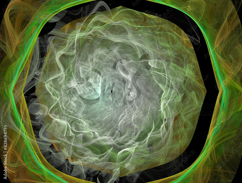Obraz premium Imaginatory fractal background generated Image