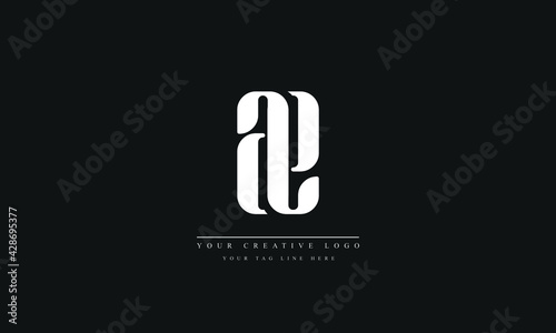 Letter Logo Design with Creative Modern Trendy Typography ae ea a e photo