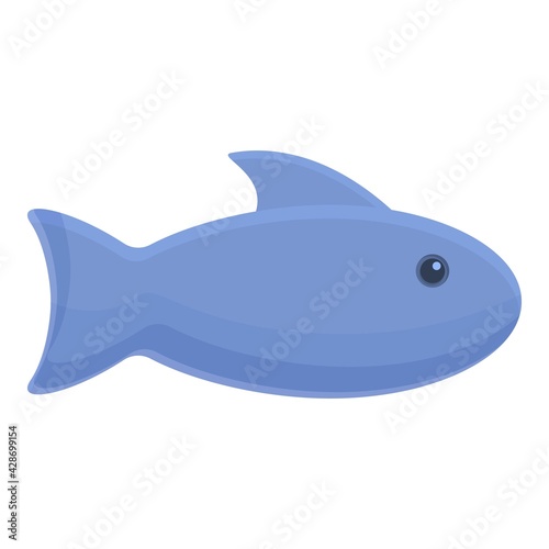 Fish vitamin icon. Cartoon of Fish vitamin vector icon for web design isolated on white background