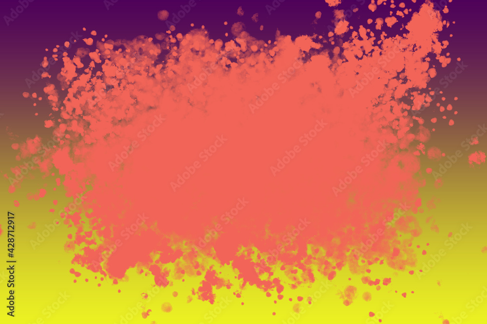 An abstract splatter border background image.
