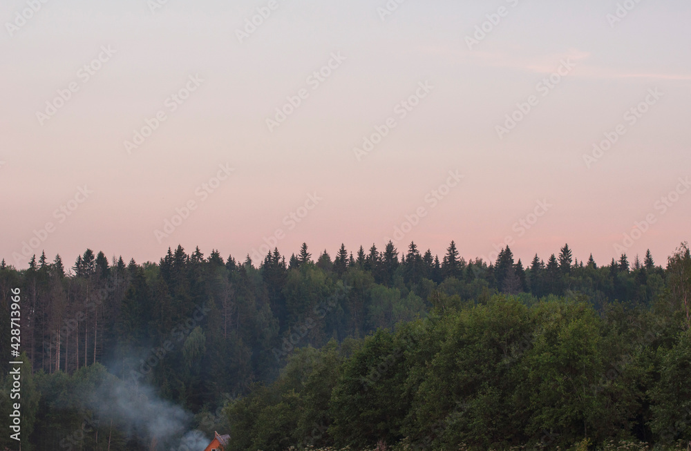 Fototapeta premium sunrise in the mountains