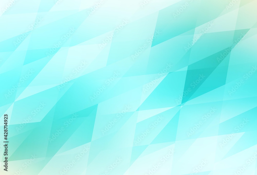 Obraz premium Light Green vector texture in rectangular style.