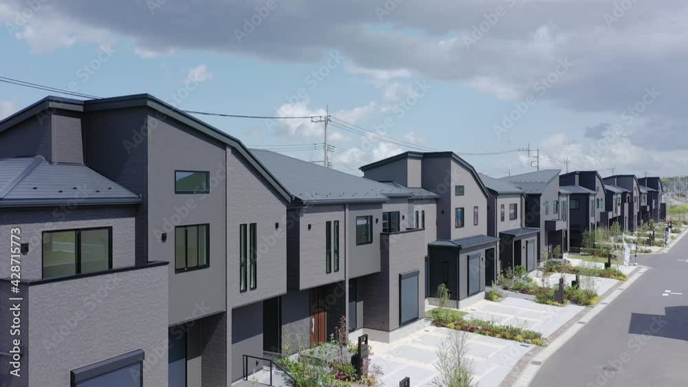 4K・家・住宅・一戸建て・ドローン撮影