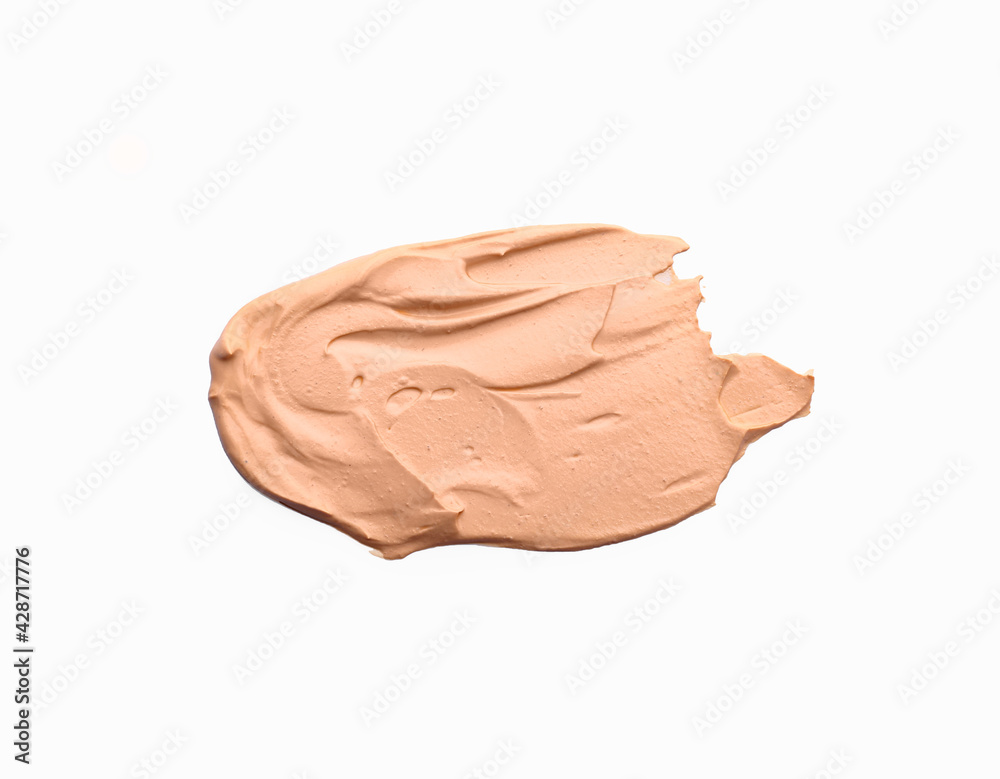 Sample of cosmetic clay on white background Sample of cosmetic clay on white background