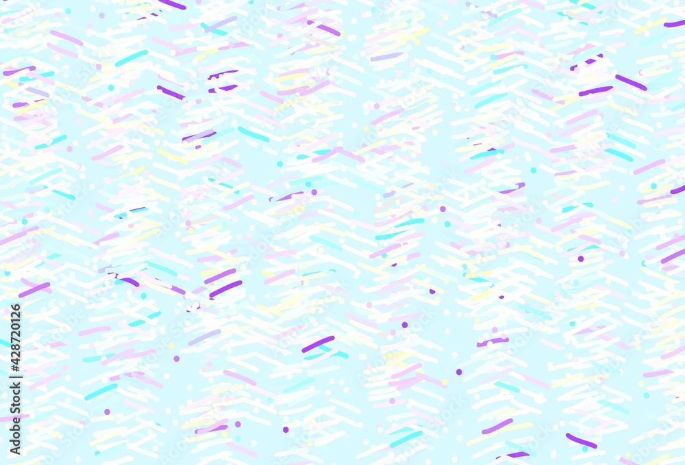 Light Multicolor vector template with repeated sticks.