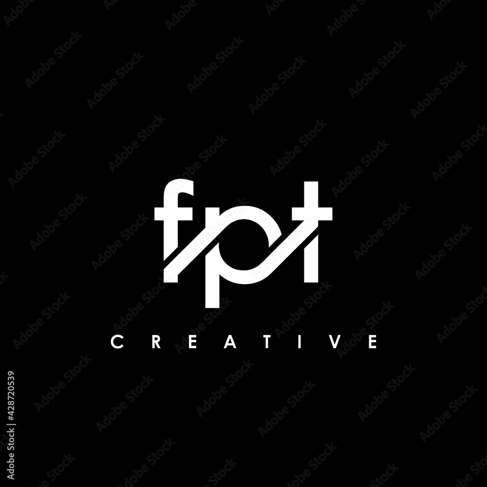 FPT Letter Initial Logo Design Template Vector Illustration vector de Stock  | Adobe Stock