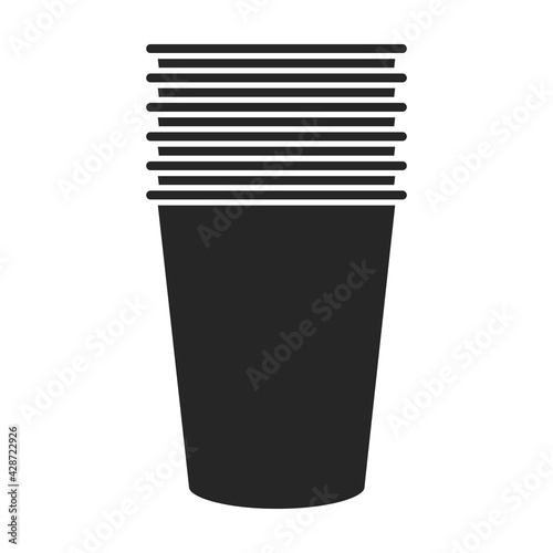 Water cooler vector black icon. Vector illustration bottle on white background. Isolated black illustration icon of water cooler.