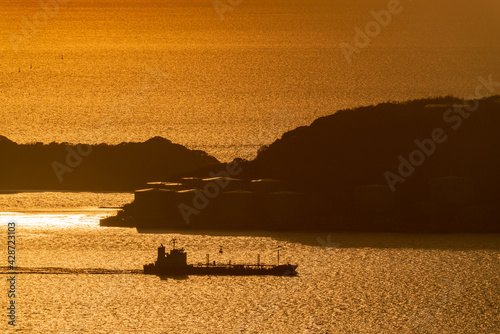 Nascer e pôr do sol.