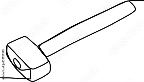 Sledgehammer Hand tool fix line minimal