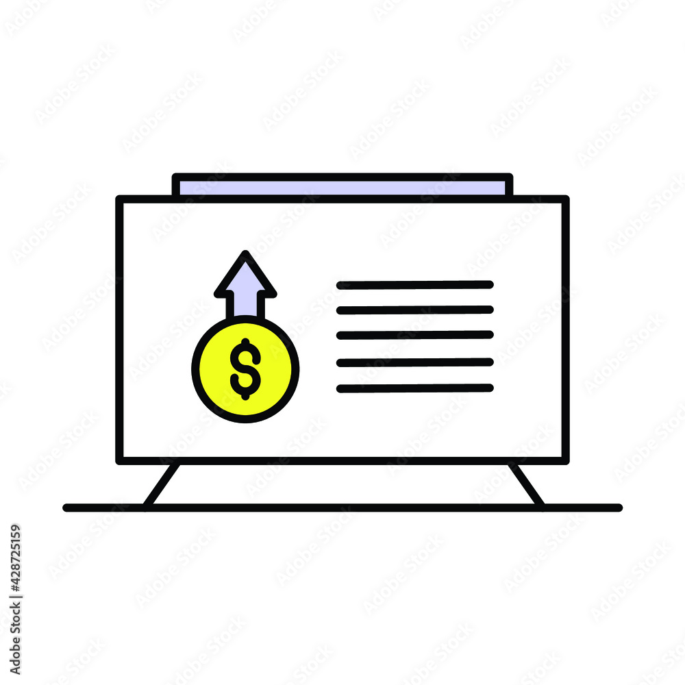 profit board Illustration. modern simple vector icon, flat graphic symbol in trendy flat design style. wallpaper. lockscreen. pattern. frame, background, backdrop, sign, logo. profit board Illustration. modern simple vector icon, flat graphic symbol in trendy flat design style. wallpaper. lockscreen. pattern. frame, background, backdrop, sign, logo.