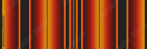Blanket stripes vector pattern. Background for Cinco de Mayo party decor or ethnic mexican fabric pattern with colorful stripes.