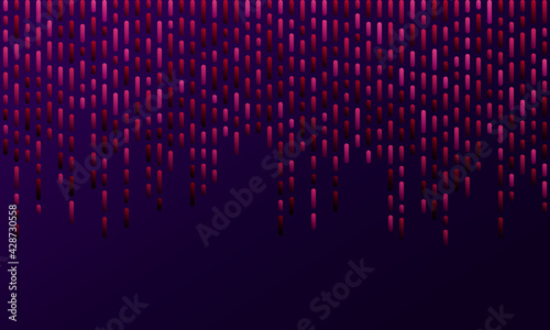 Abstract purple background with falling parallel lines.