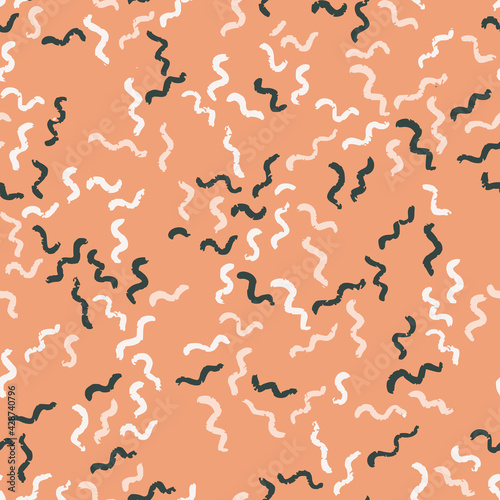 Hand drawn textured doodle ...