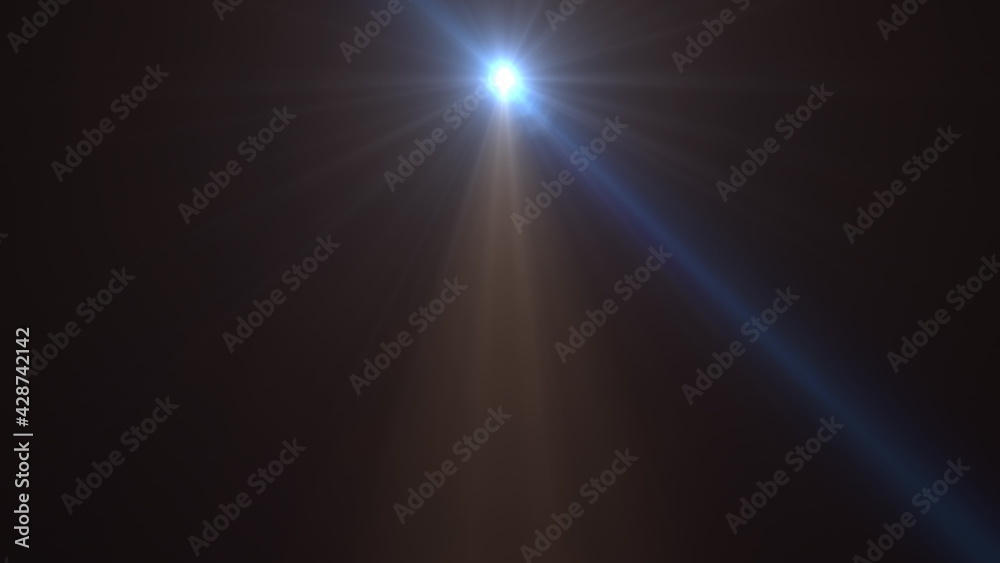 4K White warm heaven lights from above soft optical lens flares shiny animation art background animation. Motion graphic natural lighting lamp rays shiny effect dynamic colorful