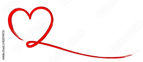 Symbol of the stylized red heart.