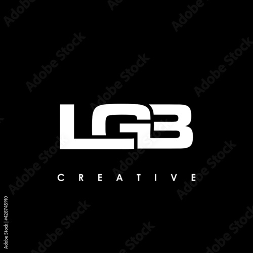 LGB Letter Initial Logo Design Template Vector Illustration photo