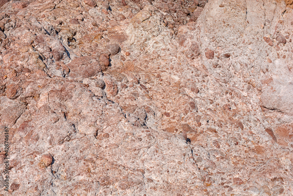 Natural mineral texture stones in the beach Natural mineral texture stones in the beach