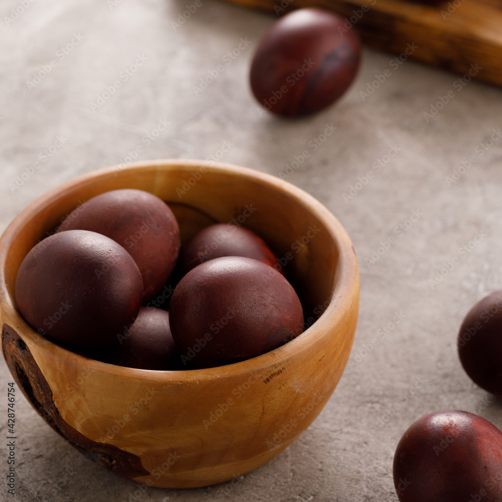 Still life many colorful easter eggs on a textural background. Rustic. Easter celebration concept. Still life many colorful easter eggs on a textural background. Rustic. Easter celebration concept.