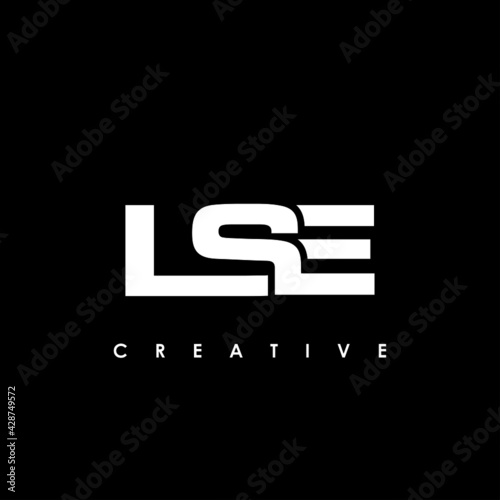 LSE Letter Initial Logo Design Template Vector Illustration photo