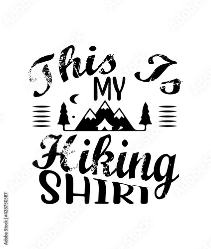 This is my hiking T-shirt  Gym Vibes  Funny Gym Shirt  Exercise Shirt  Hiking T-Shirt  Funny Gym Shirt  Gym Apparel  Funny workout shirt