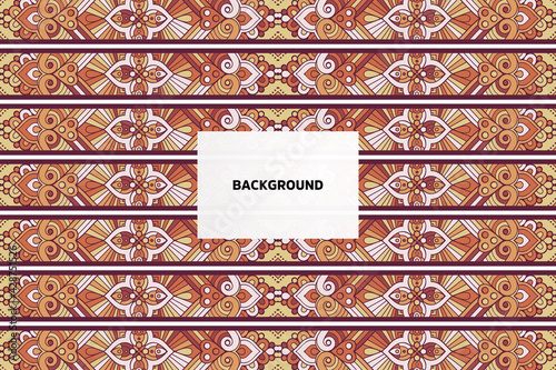 Vector ornamental background with mandala