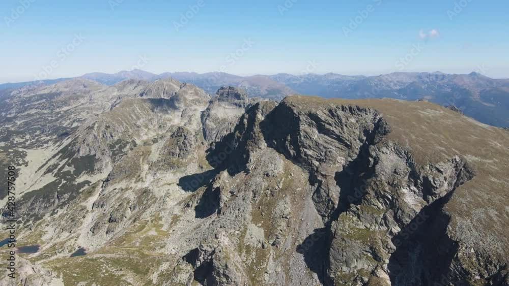 Aerial view of Malyovitsa peak, Rila Mountain, Bulgaria Aerial view of Malyovitsa peak, Rila Mountain, Bulgaria