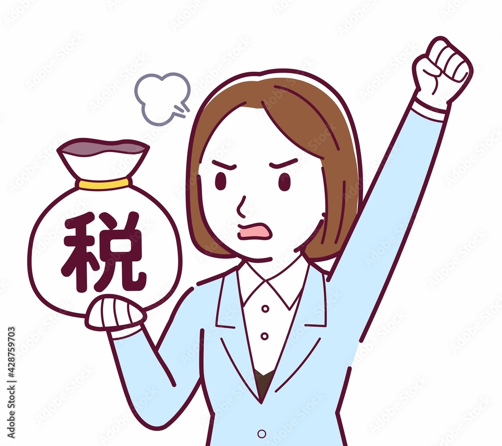 スーツを着た女性