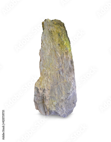 stones isolated on white background.Big granite rock stone.rock stone isolated on white background