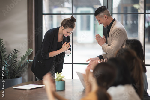 business person teamwork in...