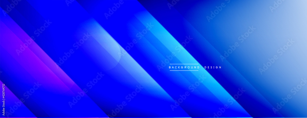 Dynamic lines abstract background. 3D shadow effects and fluid gradients. Modern overlapping forms