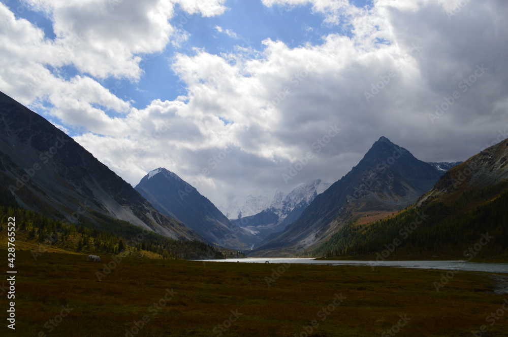 Akkem milk lake, Altai
